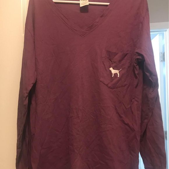 Pink Victoria Secret’s dog top long sleeve size M - Picture 1 of 3